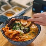 Our kimchi soup? homemade daily fresh noodles, eggs, corn, bean sprouts, spring onion, sesame, spicy, shiitake, pork slices, ground pork, and ofcourse kimchi? .
.
.
Handmodel: @lottevwanrooij ?
.
#XuNoodleBar #Tilburg #Noodles #Asian #Chinese #Food #Hotspot #FollowUs #SendNoods #foodie #instafood #Kimchi